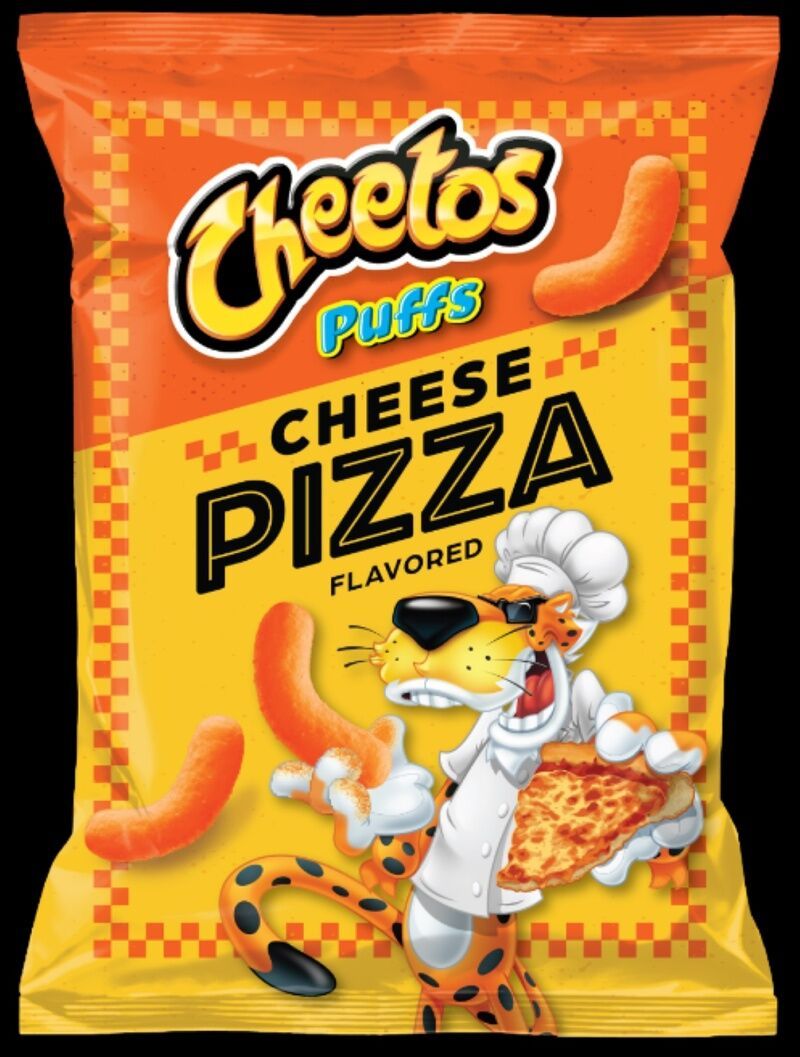 Puffed Pizza-Flavored Snacks