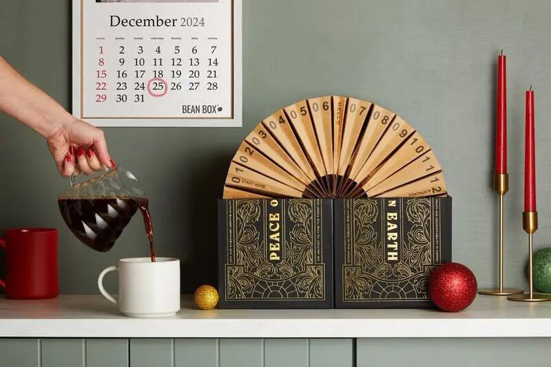 Accordion-Style Coffee Advent Calendars