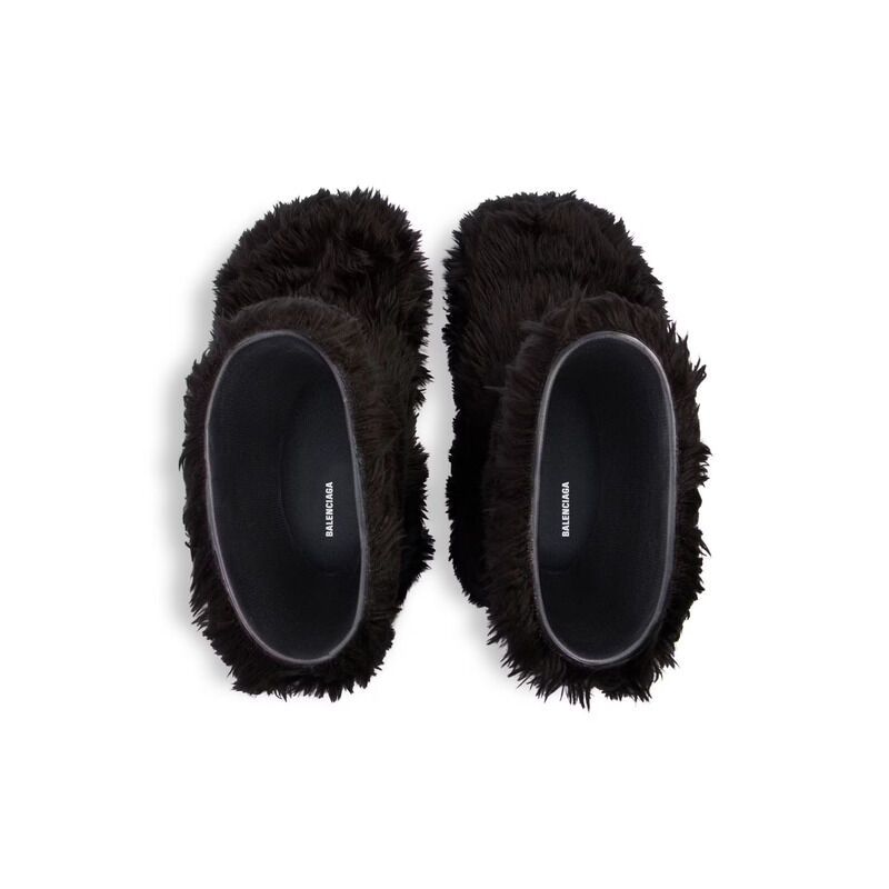 Luxury Collaborative Fuzzy Boots