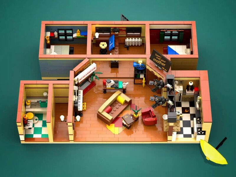 Sitcom-Inspired Toy Brick Collections