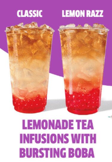 Bursting Boba Lemonade Teas