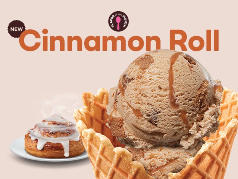 Cinnamon Roll Ice Creams