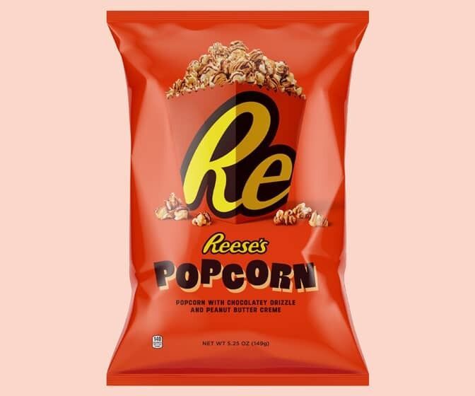 Candy-Covered Popcorn Snacks