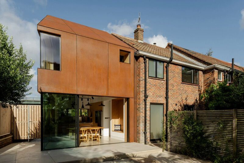 Corten Steel Home Extensions