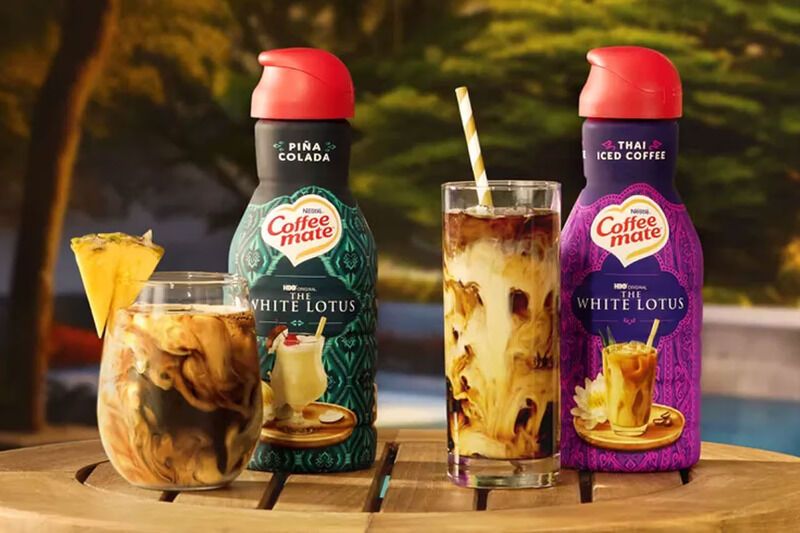 Tropical Coffee Creamer Lines