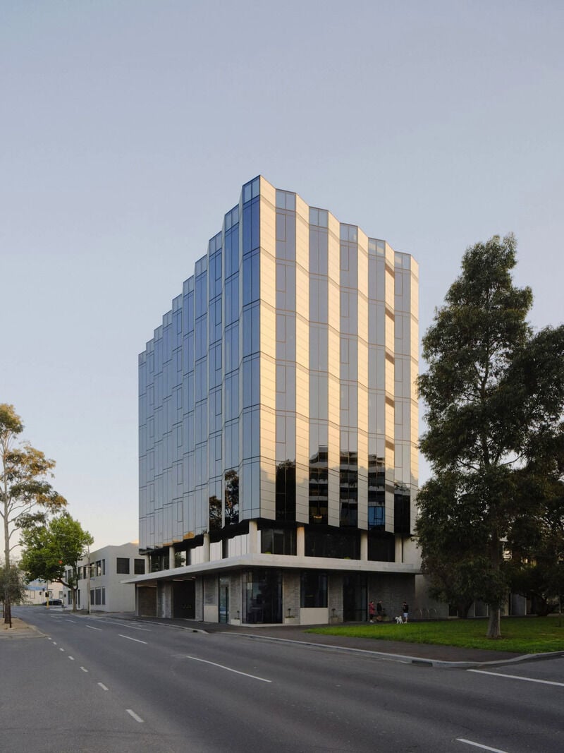 Solar Panel-Facade Office Buildings