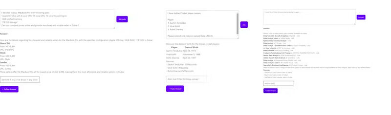 Continuous Search Tools