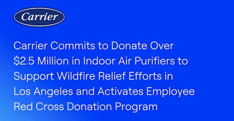 Relief-Focused Air Purifier Donations Main Gallery Image