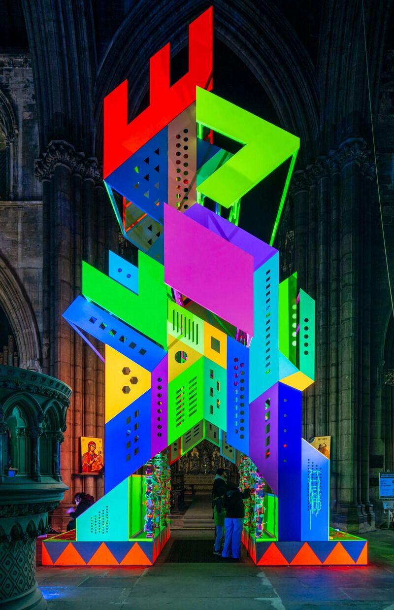 Neon Illuminated Art Installations