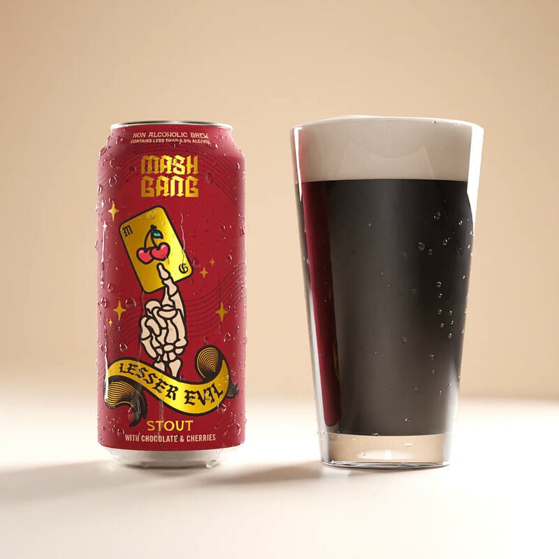 Non-Alcoholic Cherry-Chocolate Stouts