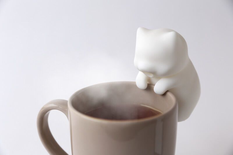 Robotic Cat-Like Mug Companions