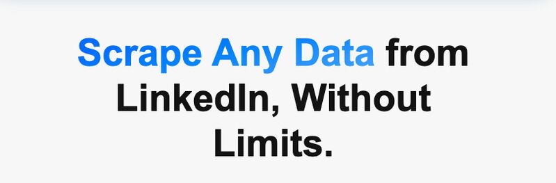 Linkedin Data Scrapers