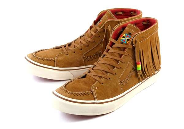 Native American Skate Shoes: Vans SK8-Hi Fringe Pack Mashes