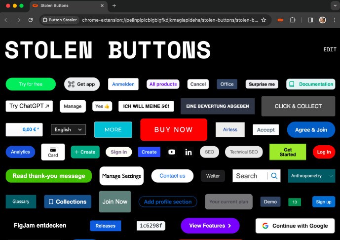 Button Collection Tools