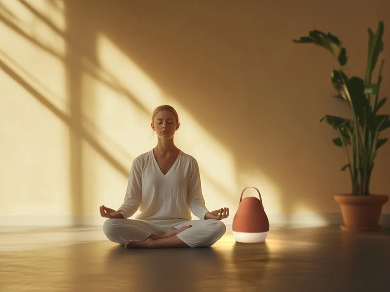 Smartphone Addiction Meditation Lanterns