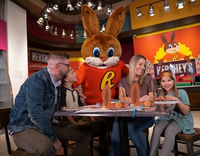 Spring-Themed Chocolate Brand Activities - Hershey’s Chocolate World Delights Families During Spring (TrendHunter.com)