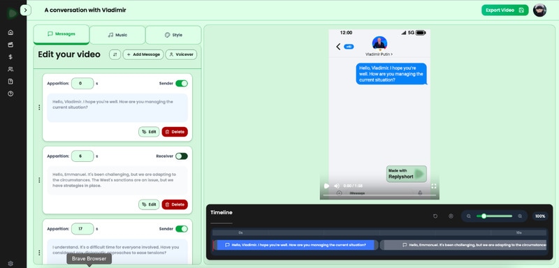 Fake Conversation Generators