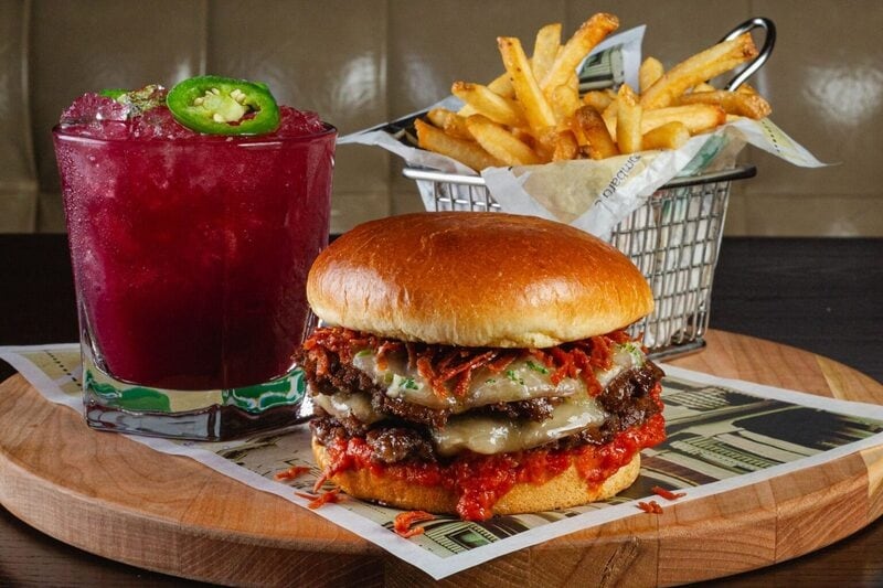 Pepperoni-Packed Burgers