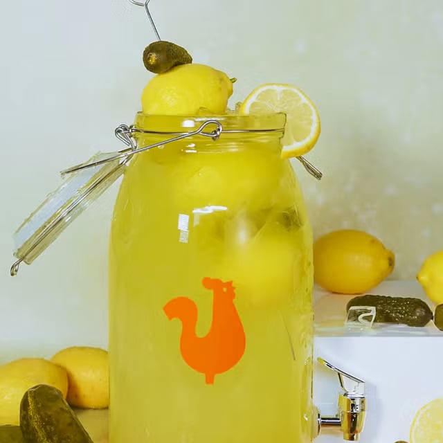 Tangy Pickle Lemonades