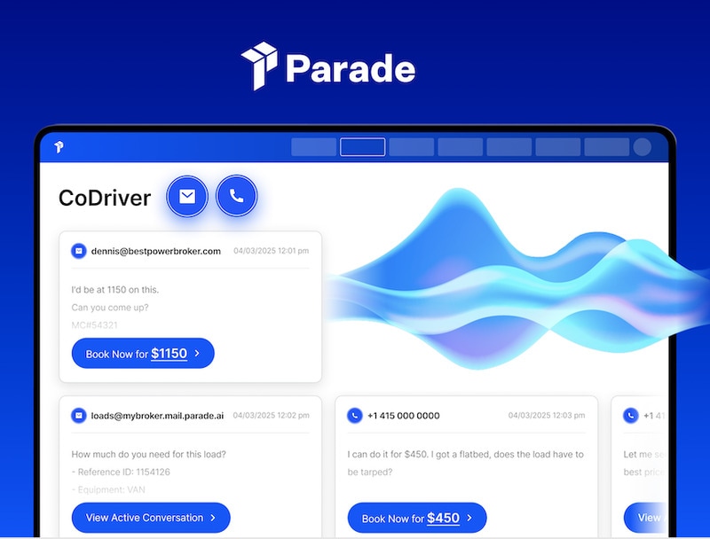 AI-powered voice automation - Parade has significantly enhanced its CoDriver platform with the introduction of AI-powered voice automation for inbound carrier calls. This move i...