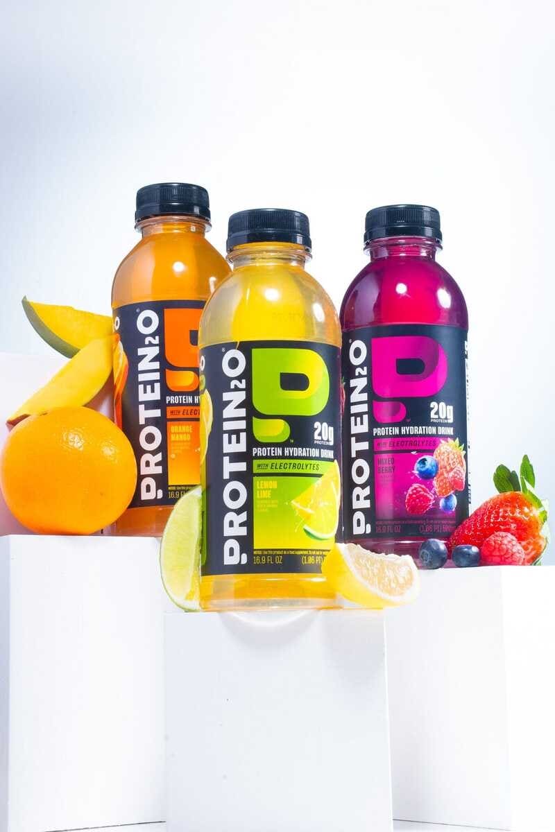 Crystal-Clear Citrus Protein Drinks