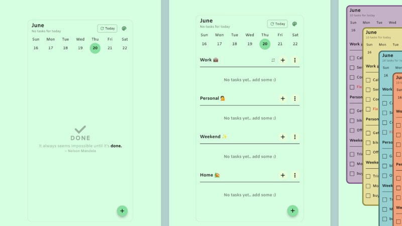 Weekly Planning Tools