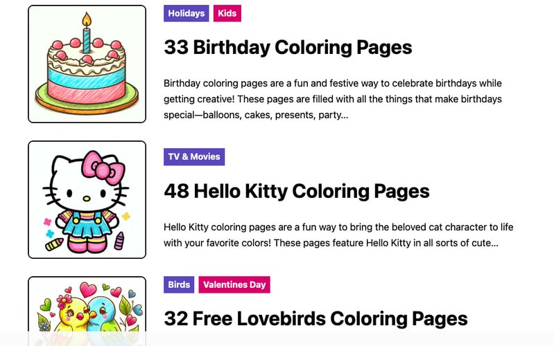 Printable Coloring Pages
