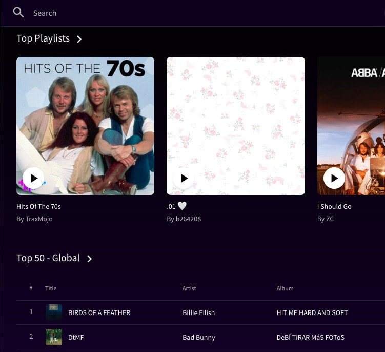 Global Music Streaming