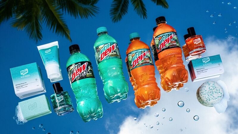 Tropical-Themed Soda Collabs