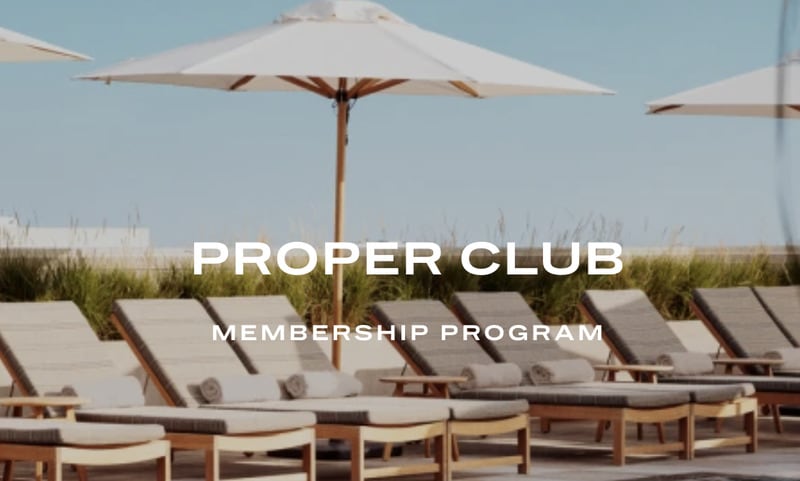 Luxurious Membership-Based Hotel Initatives