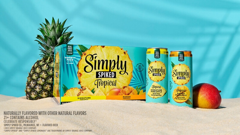 Refreshing Tropic-Inspired Beverages - Molson Expands Simply Spiked® with a Tropical Variety Pack (TrendHunter.com)