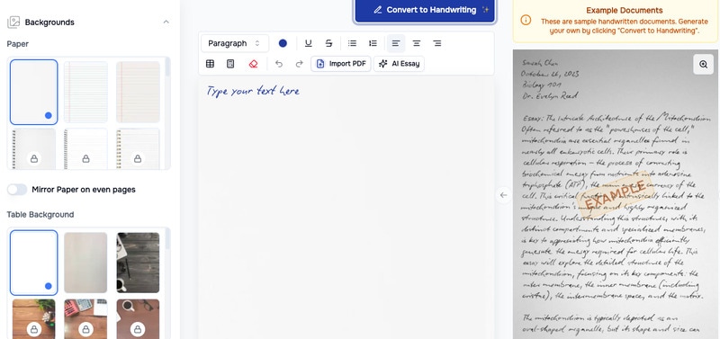 Digital Handwriting Tools