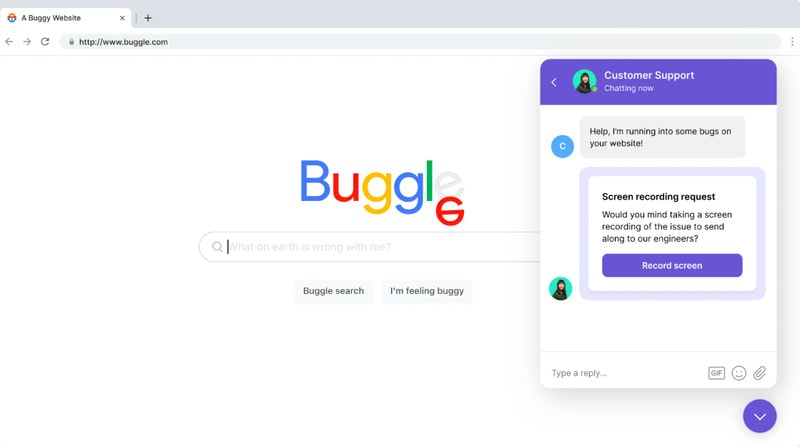 Simplified Bug Reporting