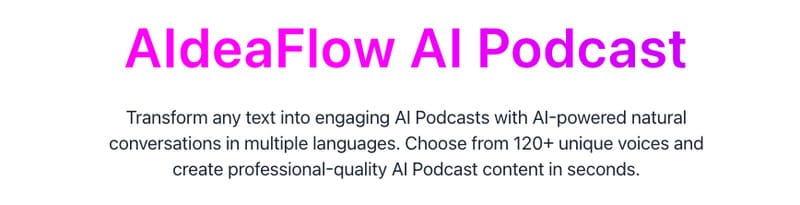 AI-Powered Podcast Creation