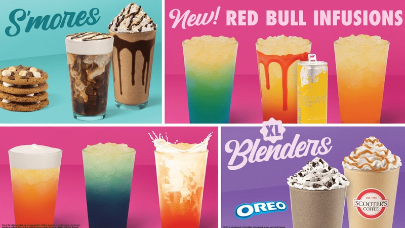Expansive Summertime Cafe Menus