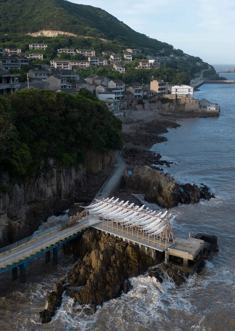 Romantic Seaside Pier Pavilions