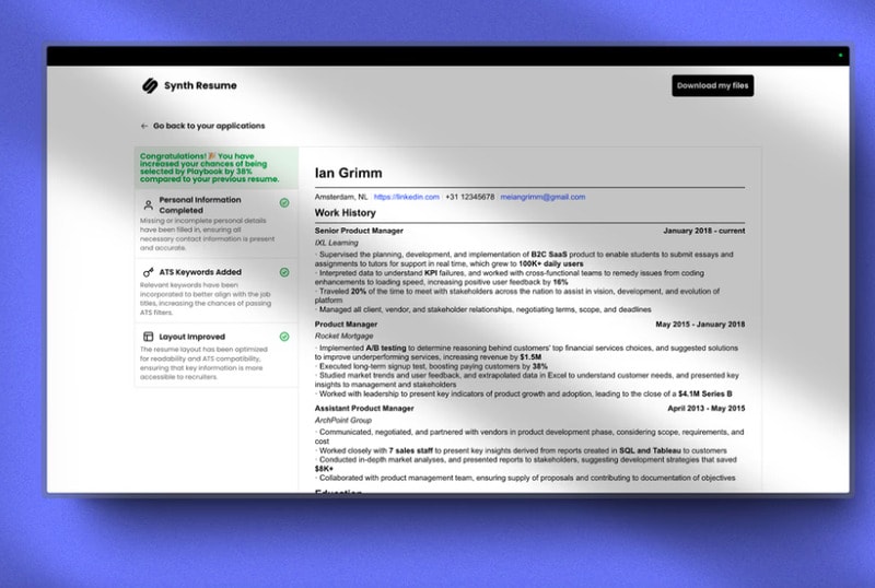 Resume Optimization Tools