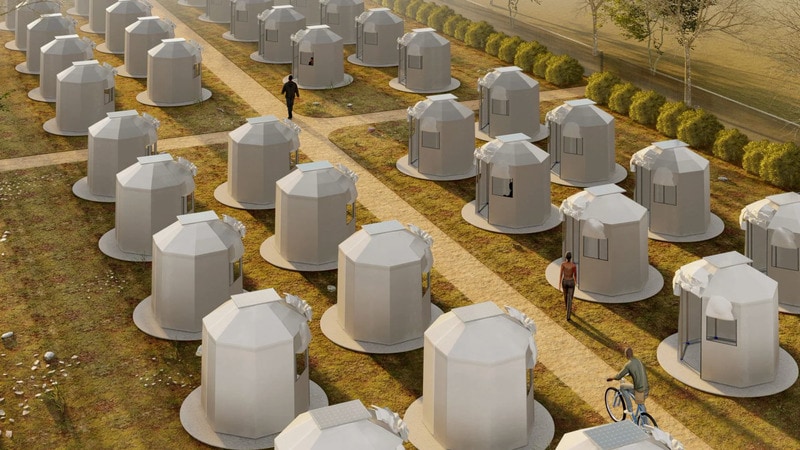 Eco-Friendly Modular Refugee Shelters