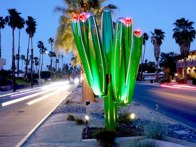 Cactus-Like Palm Springs Sculpture