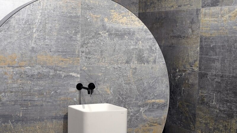 Rusted Patch Porcelain Tiles