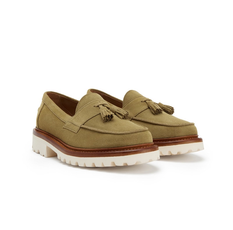 Classic Sage-Colored Loafers