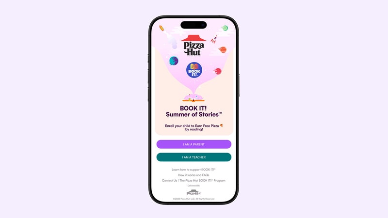 Pizza-Branded Reading-Encouraging Apps