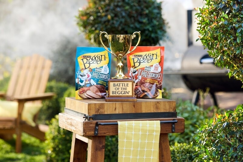 beggin dog treats