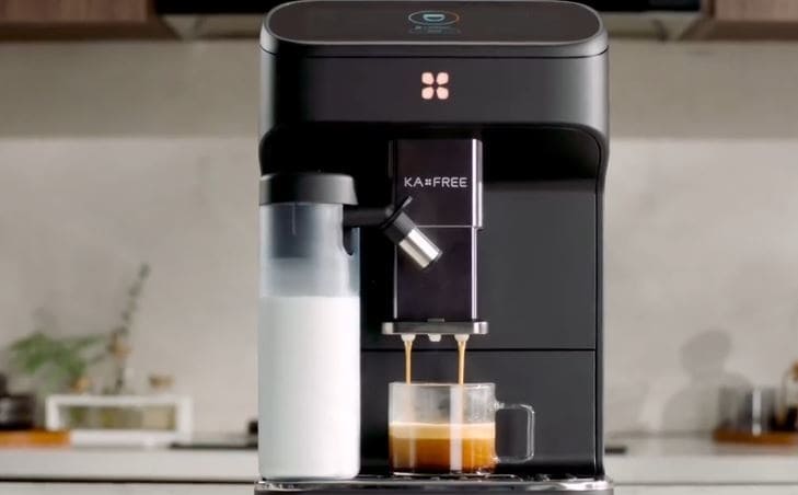 Milk-Paired Espresso Machines : KAxFREE SF1 Max