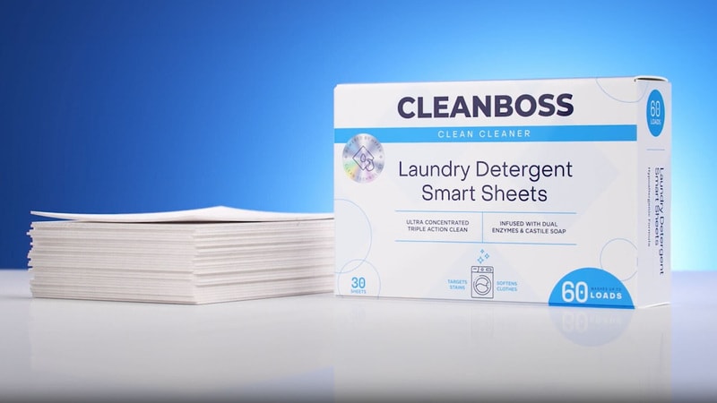 Clean Ultra-Concentrated Laundry Sheets Main Gallery Image
