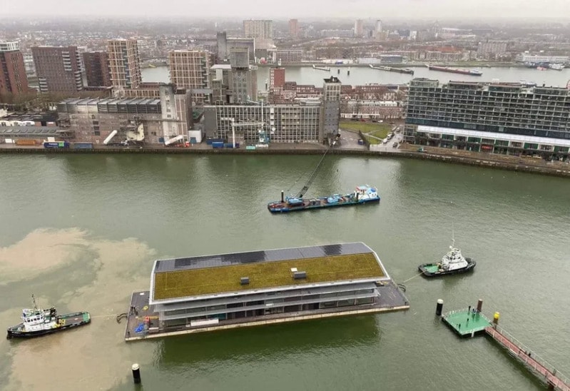 Carbon-Negative Floating Offices Main Gallery Image