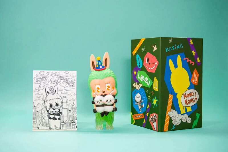 Birthday-Edition Toy Collectibles: The Labubu x Panda Twins