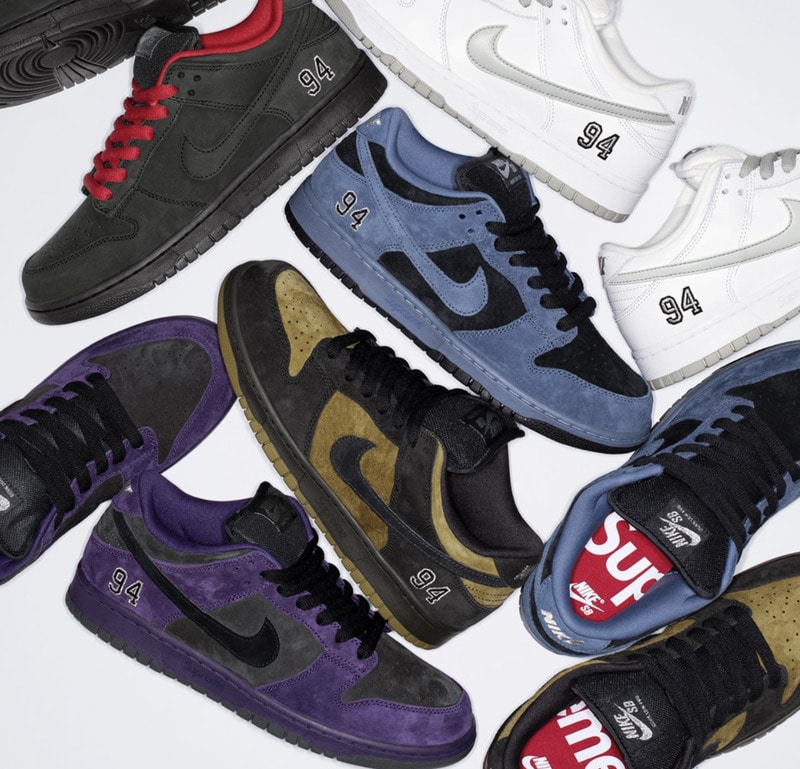 トップス supreme Nike sb dunk sb FTC DIME HUF Stylish Footwear Collab Drops : Supreme x Nike SB Dunk Low