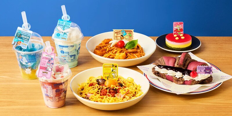 Travel-Themed Anime Cafe Menus : Pronto Cafe Pokémon