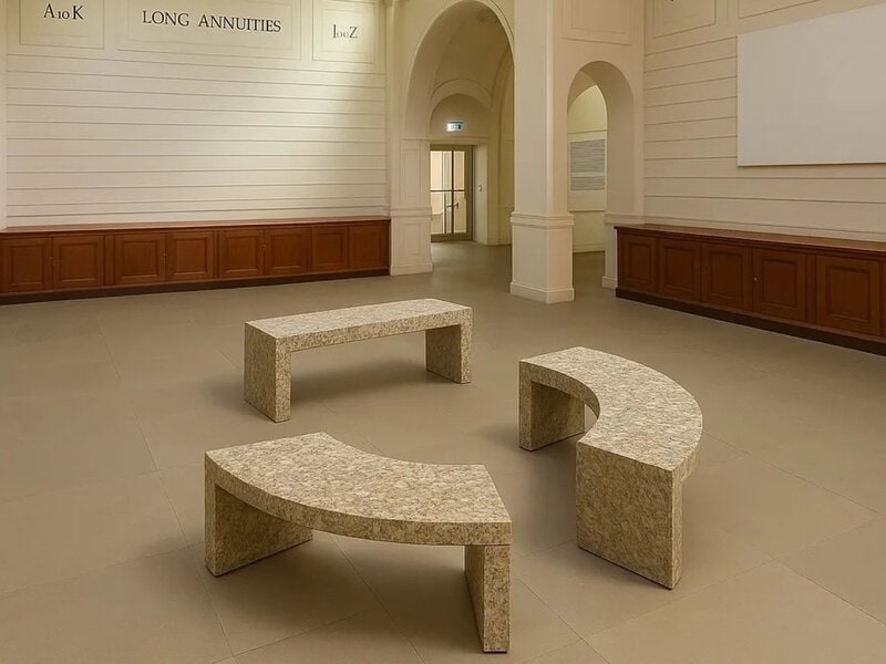 Reclaimed Currency Seating Systems Main Gallery Image